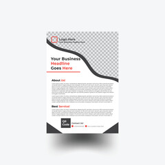 Brochure design, cover modern layout, annual report, poster, flyer in A4,Corporate business Flyer template
