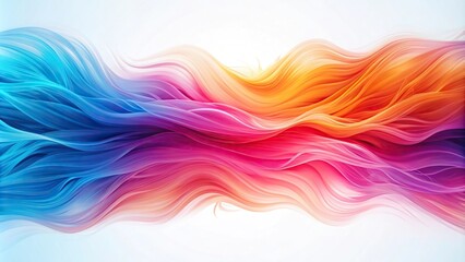 Obraz premium Abstract background in pink, blue, and orange colors on white background