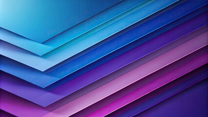Obraz premium Abstract background of blue and purple layers from a high angle view