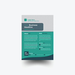 Brochure design, cover modern layout, annual report, poster, flyer in A4,Modern Corporate flyer design template set, professional business flyer layout,