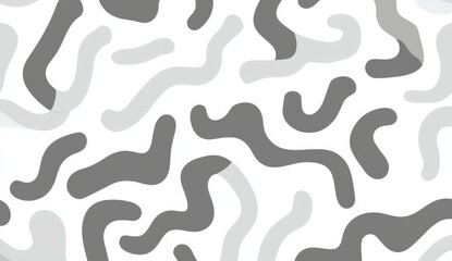 grey and white pattern of squiggles