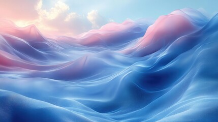 Light Pastel Blue Gradient with Soft Soothing Tones for Backgrounds and Designs