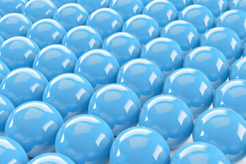 Blue Spheres Texture Background 