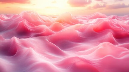 Obraz premium Soft Pink to Coral Gradient with a Slight Glow for Backgrounds and Designs