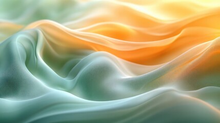 Fototapeta premium Soft Yellow to Green Gradient with Smooth Transitions for Background Usage