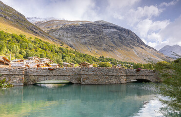 Le village de Bonneval-sur-Arc en Savoie
