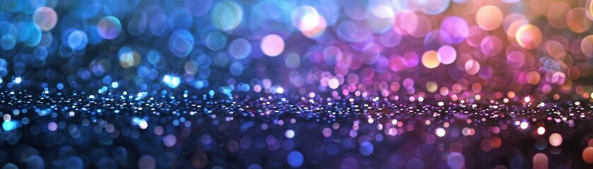 Abstract Bokeh Background - Blue and Pink Glitter, Bokeh, Glitter, Sparkle, Abstract