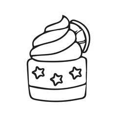 ogo, icons, food, fast food, decoration, postcard, cover, menu background, cafe decoration, social networks. vector, resizing and color changing.
