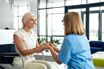 Supportive Interaction Between Patient and Caregiver in a Modern Medical Environment