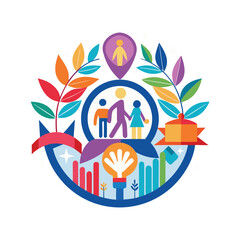 creative Logo and Quote for Human Rights Advocacy Worldwide