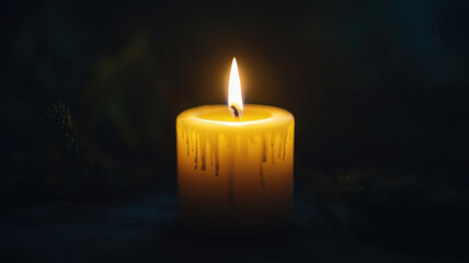 Candlelight Hope in the Christmas Night