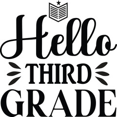 School t shirt design. Back to school t-shirt design, first day at school , hundred days of School, typography t-shirt design. hello fifth grade. hello pre school, summer is over back to school.