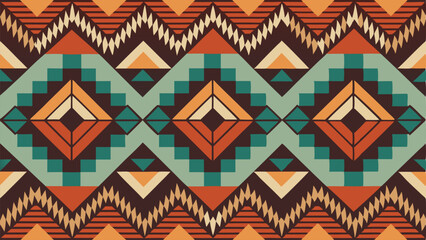 seamless geometric pattern with triangles