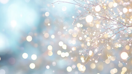 Glowing, Abstract, Silver Shiny Background, Glitter, Bright and Shiny Bokeh Lights for Christmas, New Year Eve Background, Festive Designs.