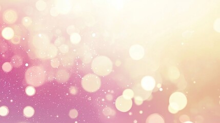 Abstract background with shimmering glitter and bokeh, perfect for adding a touch of elegance and magic to any design. The warm, inviting colors evoke a sense of romance and celebration