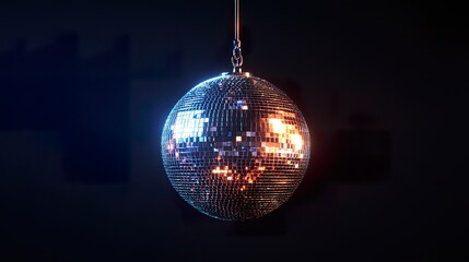 Obraz premium Disco Ball Reflections and Light Play