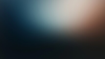 Obraz premium Smooth gradient background featuring a harmonious blend of dark blue and light brown hues, creating a sense of depth and visual interest
