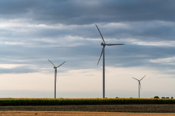 The beautiful landscape of Pałuki, a conventional region in northwestern Poland