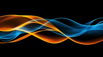 Naklejka premium Waves of Light