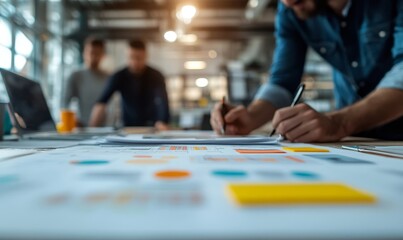 Concept illustrating the development of a new product in a business context, Generative AI