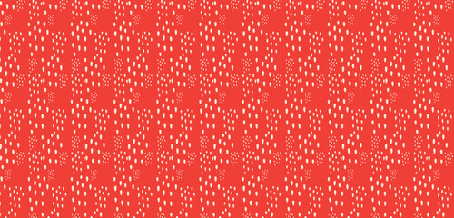 red and white polka dots [pattern design
