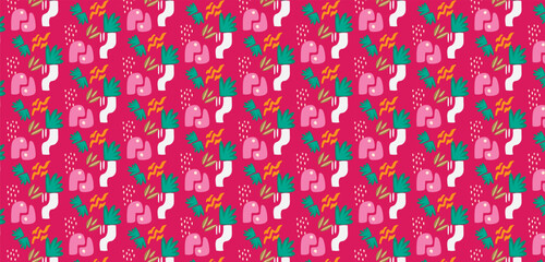 pattern with confetti