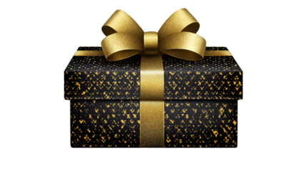 Christmas Gift Boxes Isolated on Transparent PNG.