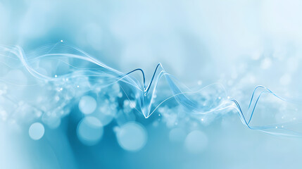 un fondo abstracto en azul fondo medico graficos de lineas de monitoreo medico