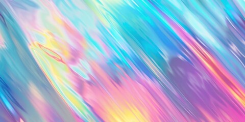 Fototapeta premium Abstract iridescent texture with pastel colors. Gradient effect with a soft, flowing motion.