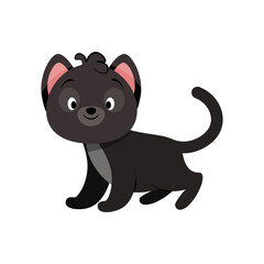 Cute black cat for Halloween