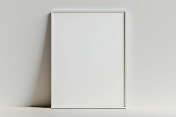 A3 Poster Mockup on White Background created with Generative AI