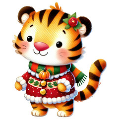 Naklejka premium Autumn Animals transparent background