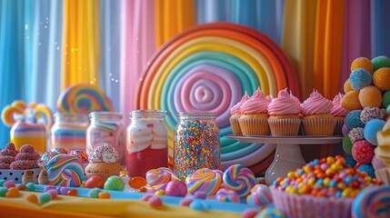 Obraz premium Colorful Candyland