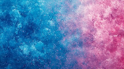 Obraz premium Abstract blue and pink glitter texture background with grainy noise texture, perfect for use as a desktop wallpaper or for creating other digital art projects