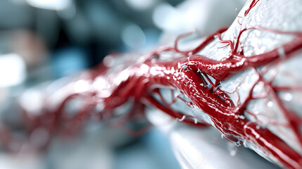 Blood pressure lowering arteries in hypertensive patient