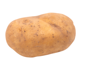 pomme de terre sur fond transparent