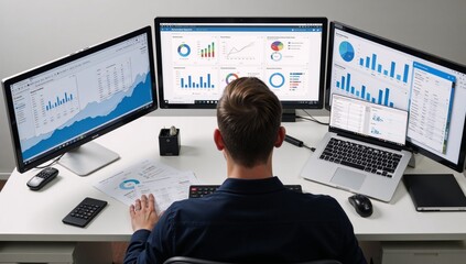 Utilize data management system integrating Finance Operations Sales  Marketing datasets perform business analytics using key performance indicators KPI  metrics