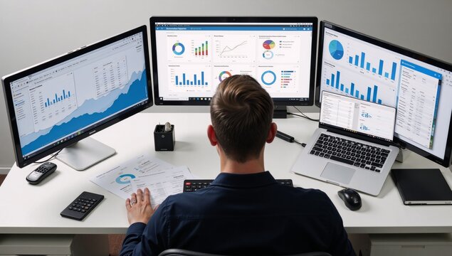 Utilize data management system integrating Finance Operations Sales  Marketing datasets perform business analytics using key performance indicators KPI  metrics