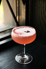 cocktail with ice, cocktail, bar, cocktail bar, specialty cocktail, beverage, drink, glass, alcohol, ice