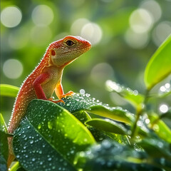 Fototapeta premium lizard, reptile