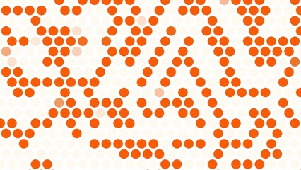 Abstract wallpaper with orange beige circles