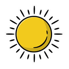 Sun with Outlines