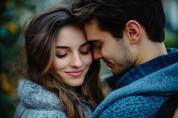 Portrait of love couple