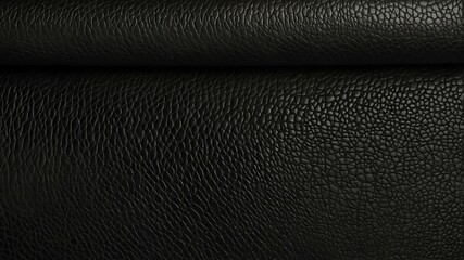 black nubuck leather flat surface texture background