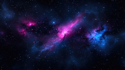 Obraz premium Stunning Distant Galaxy Panorama in 8K Resolution