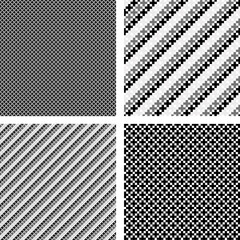Cross patterns, religious backgrounds, geometric backdrops set gray scale