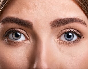 Obraz premium Ojos de mujer con expresion