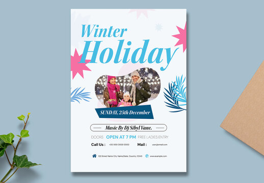 Winter Holiday Flyer