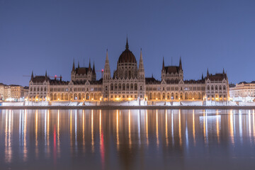 Obraz premium Budapest, Hungary- July 13, 2024: The Parliament of Hungary