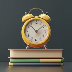 Time to learn educational clock concept.